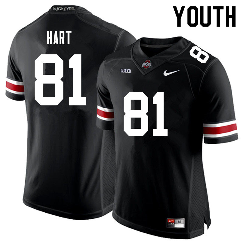 Youth #81 Sam Hart Ohio State Buckeyes College Football Jerseys Sale-Black